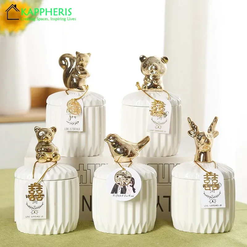Candle Making Jars Wholesale - Beyaz Seramik Mum Kavanozları Mum Yapımı