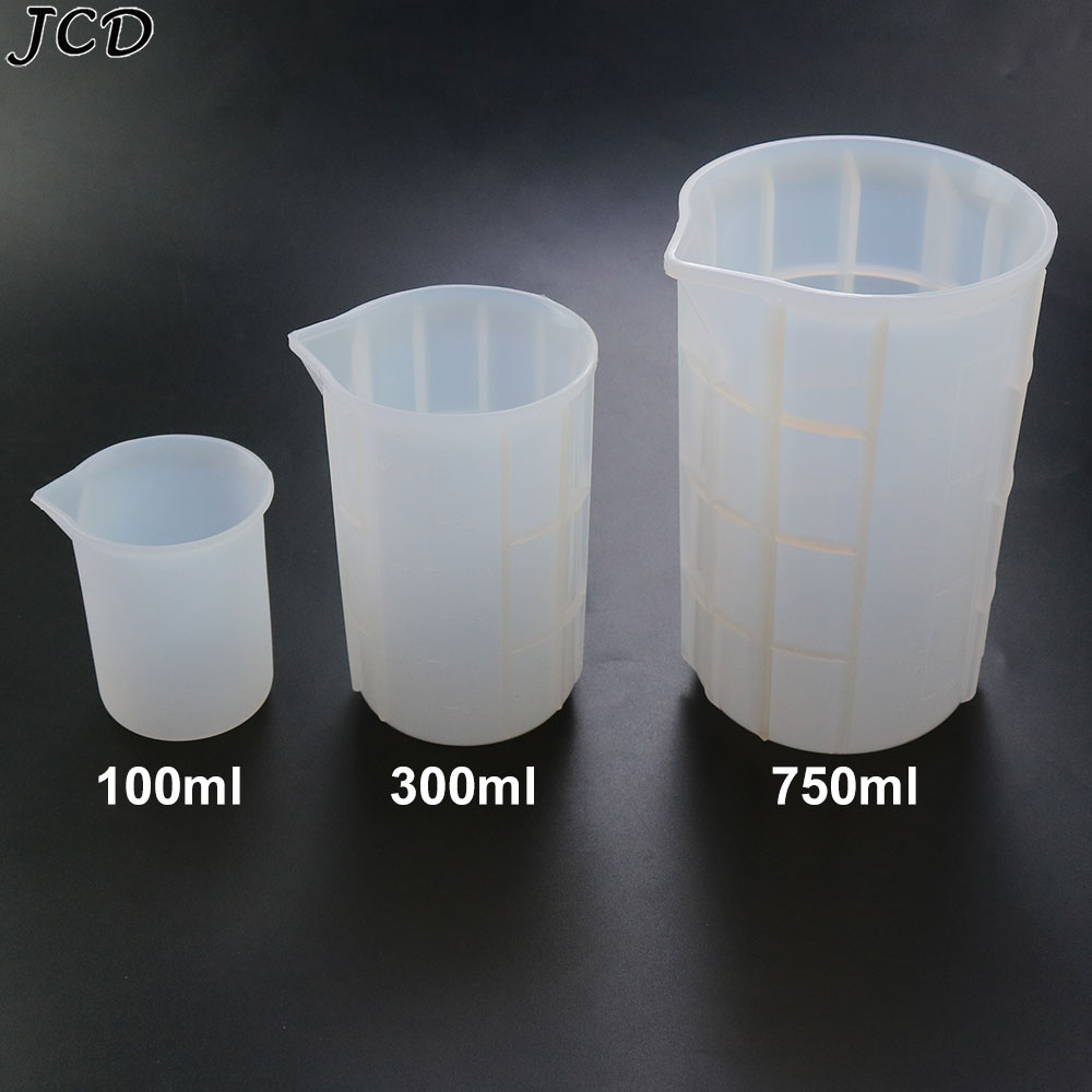Candle Making Accessories - JCD 100ML/300ML/750ML silikon ölçüm kabı ölçekli