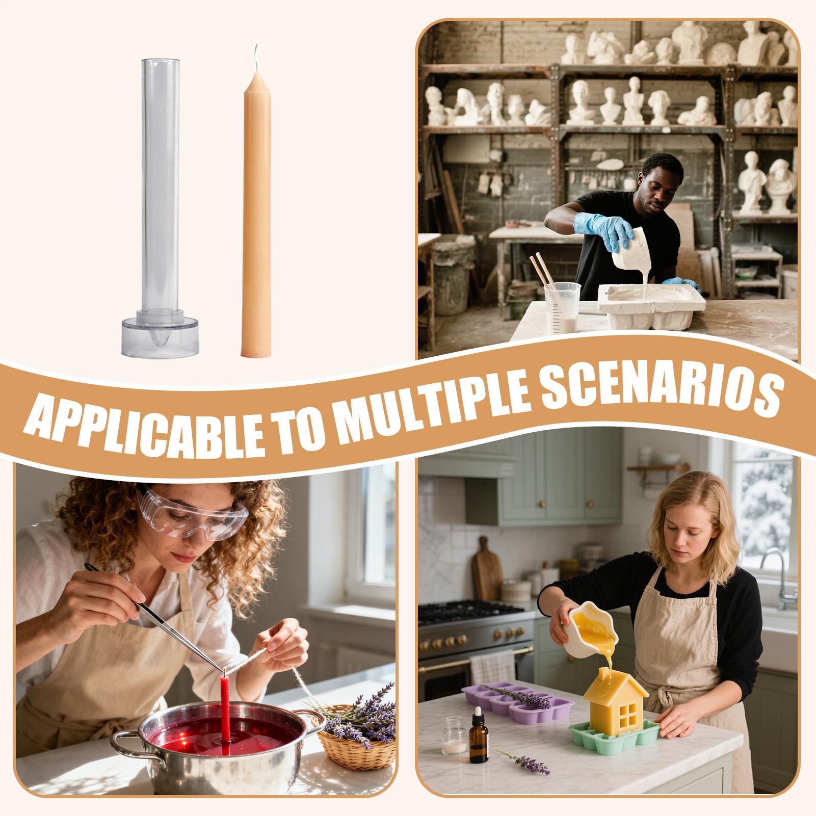 Candle Making For Beginners - Mum Kalıbı Konik Balmumu Mum Yapımı