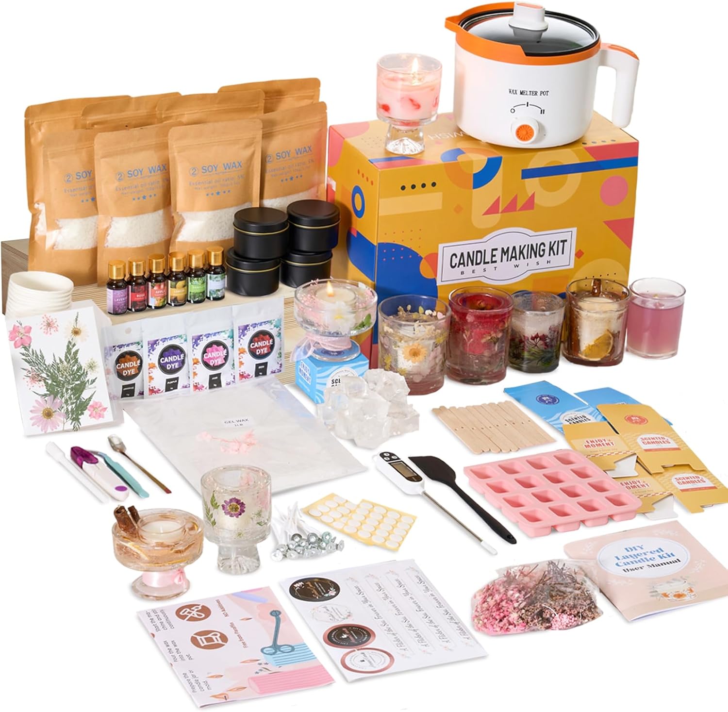 Candle Making For Beginners - 2'si 1 Arada Soya ve Jöle