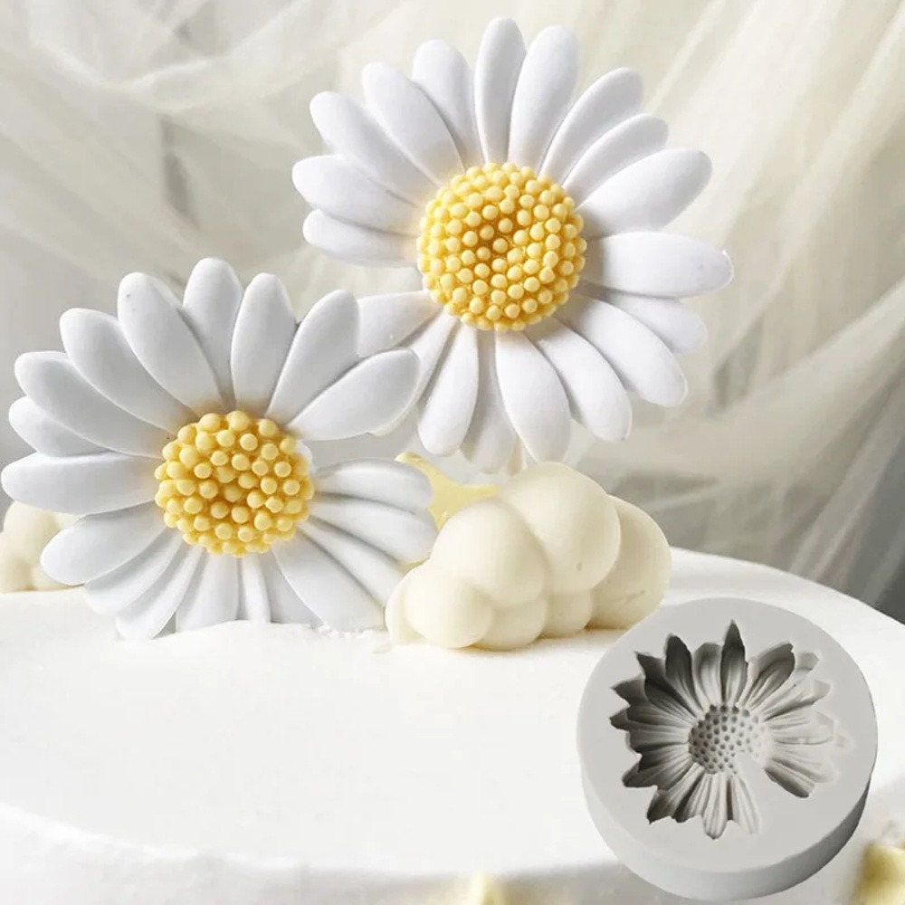 Candle Making Accessories - 3D Papatya Çiçek Kalıp Güneş Çiçek