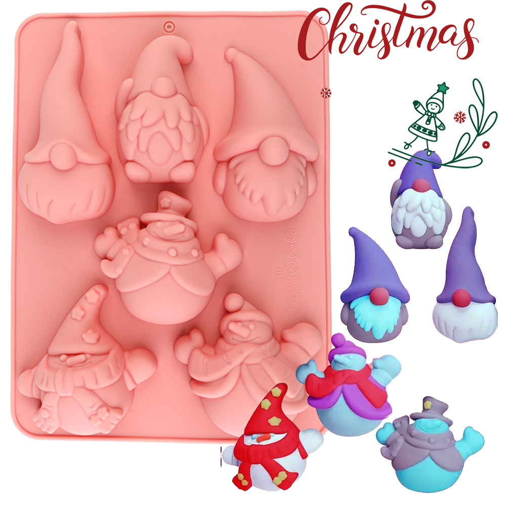 6 Bölmeli Noel Gnome Kek Çikol - Candle Making Material incelemesi ve fiyatı