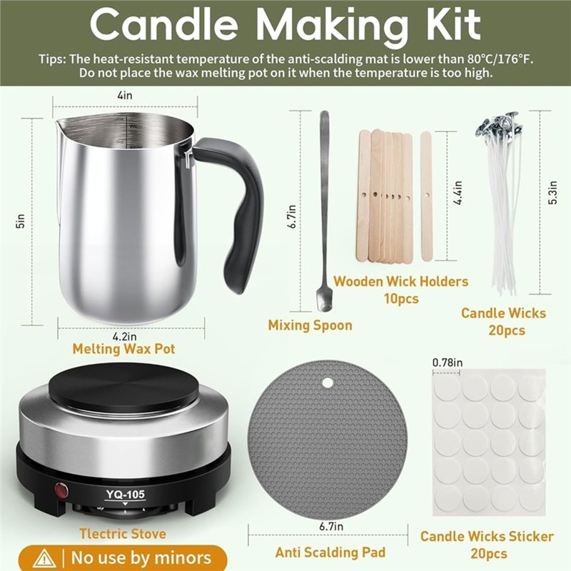 A96K-Mum Yapım Seti, Yeni Başl - Candle Making For Beginners incelemesi ve fiyatı
