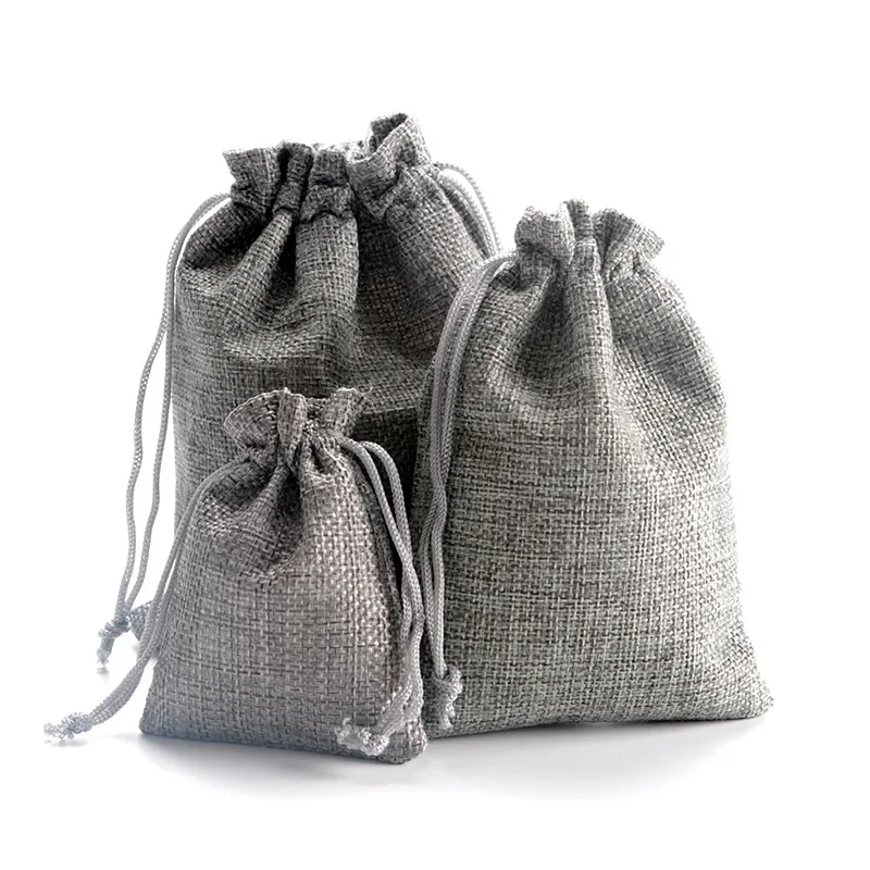 50 adet 13X18CM/10X14CM/9X12CM - Jute Bag Packaging incelemesi ve fiyatı