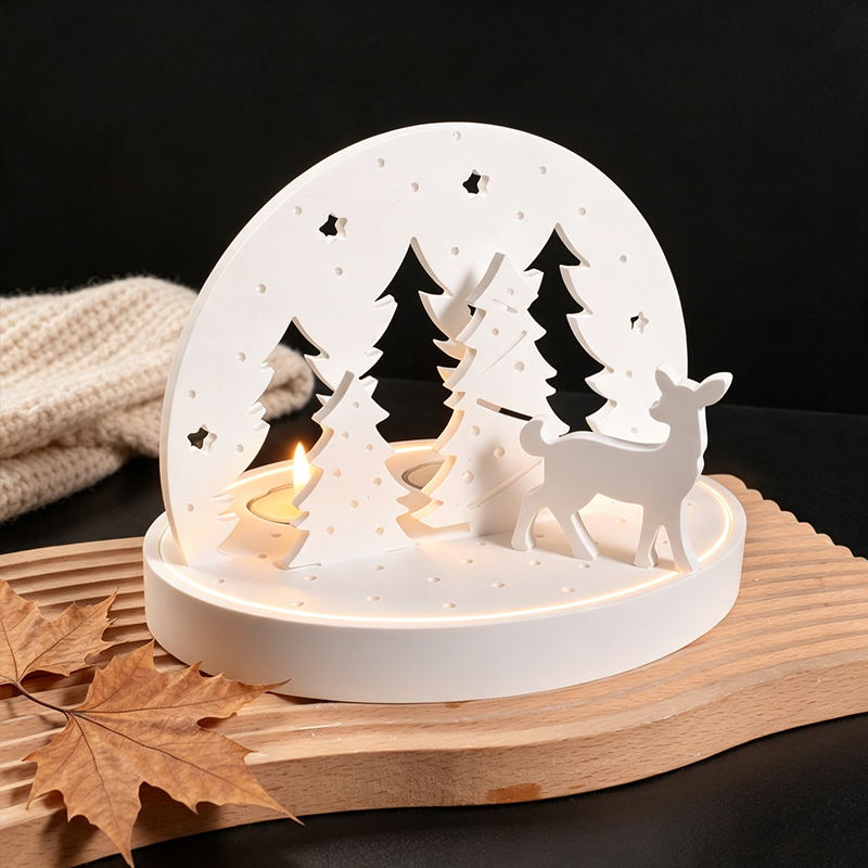 Noel Geyiği Tealight Mumluk Si - Candle Making Accessories incelemesi ve fiyatı