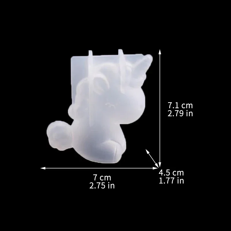 3D Geometrik Silikon Unicorn K - Candle Making Accessories incelemesi ve fiyatı
