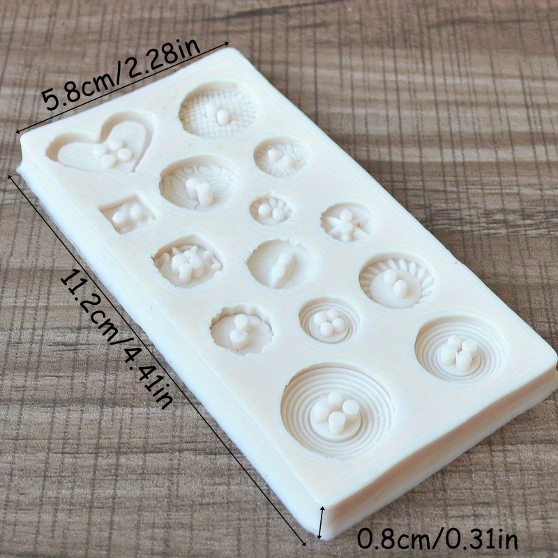 Düğme Şekilli Silikon Kalıp Sa - Candle Making Accessories incelemesi ve fiyatı