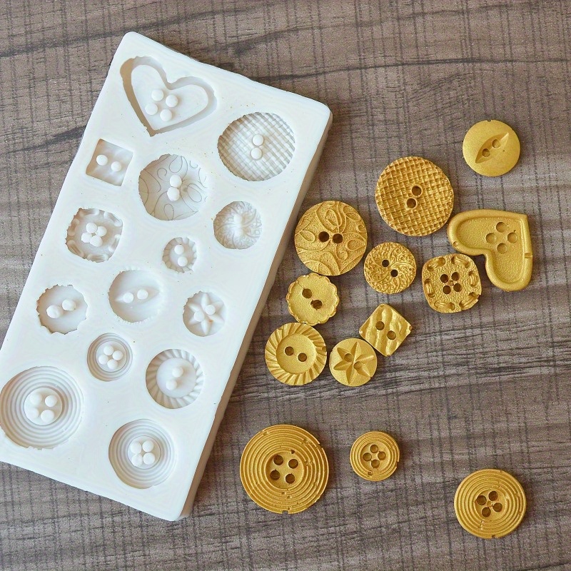 Düğme Şekilli Silikon Kalıp Sa - Candle Making Accessories incelemesi ve fiyatı