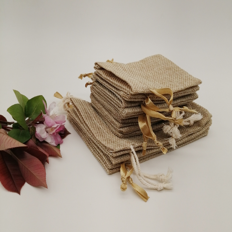 38 adet Mini DIY Jüt Çuval Bez - Jute Bag Packaging incelemesi ve fiyatı