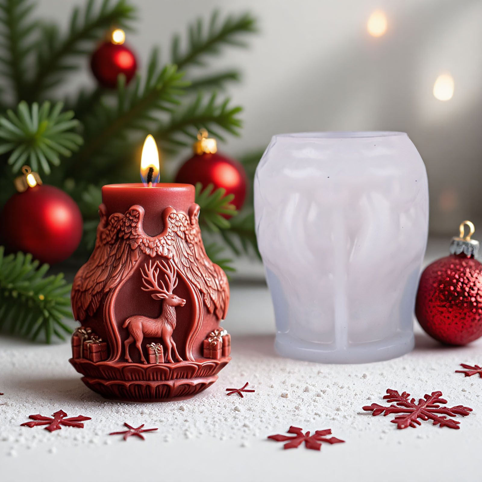 Noel Baba ve Geyik Mum Yapım K - Candle Making Accessories incelemesi ve fiyatı