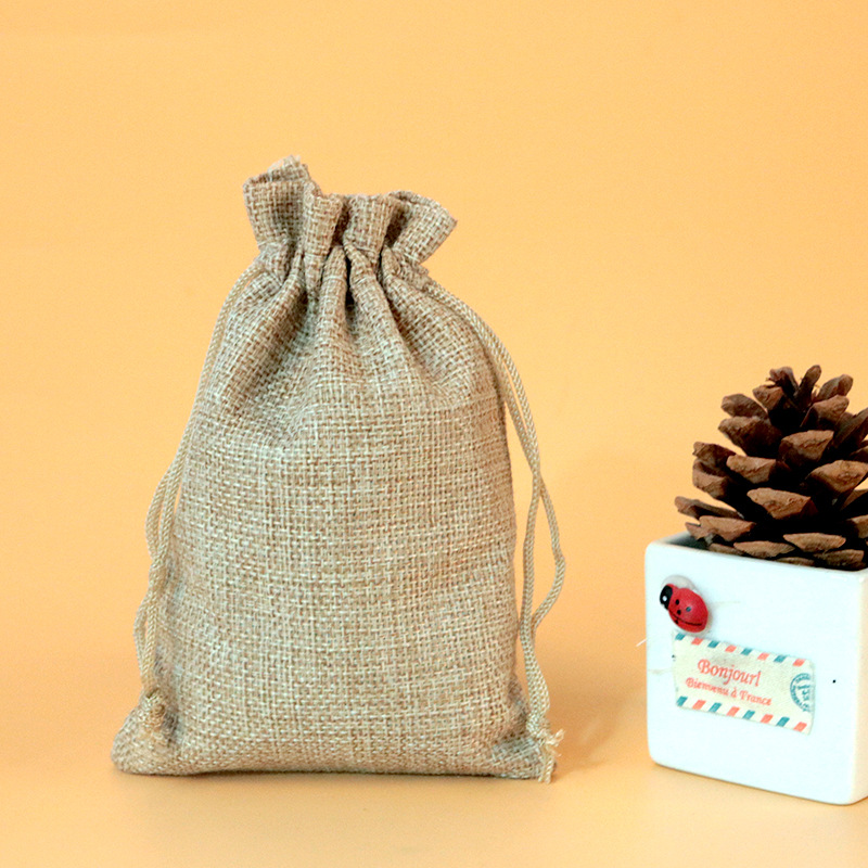 50 adet/lot 7x9 9x12 10x14 13x - Jute Bag Packaging incelemesi ve fiyatı