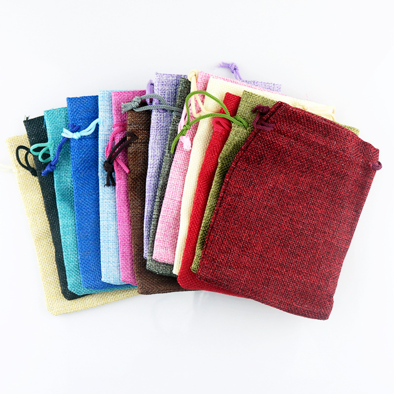50 adet/lot 7x9 9x12 10x14 13x - Jute Bag Packaging incelemesi ve fiyatı