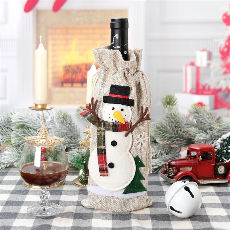 Xmas kardan adam noel baba şar - Jute Bag Packaging incelemesi ve fiyatı