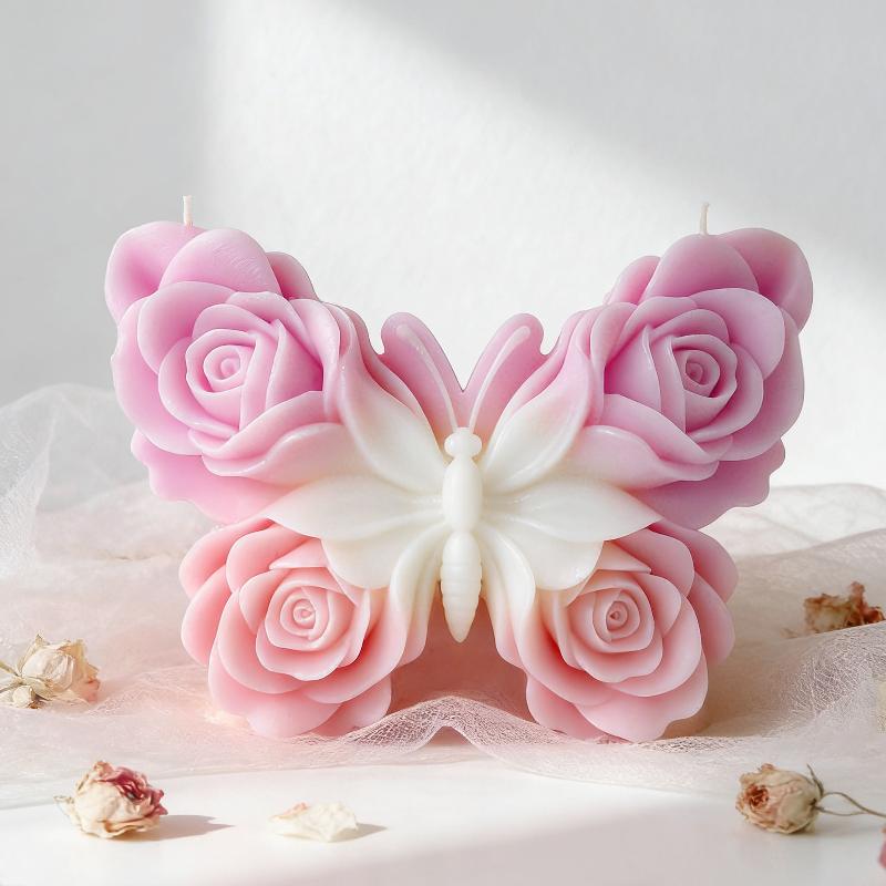 DIY Gül Kelebek Formu silikon  - Candle Making Accessories incelemesi ve fiyatı