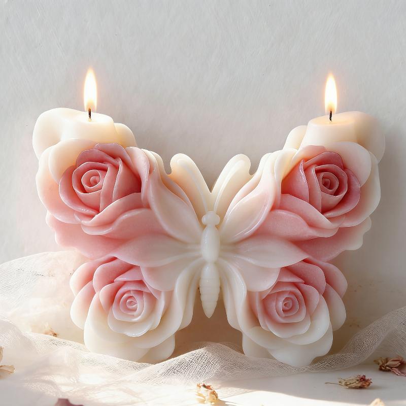 DIY Gül Kelebek Formu silikon  - Candle Making Accessories incelemesi ve fiyatı