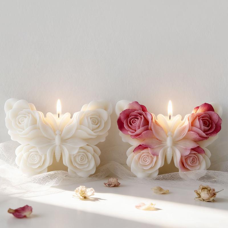 DIY Gül Kelebek Formu silikon  - Candle Making Accessories incelemesi ve fiyatı
